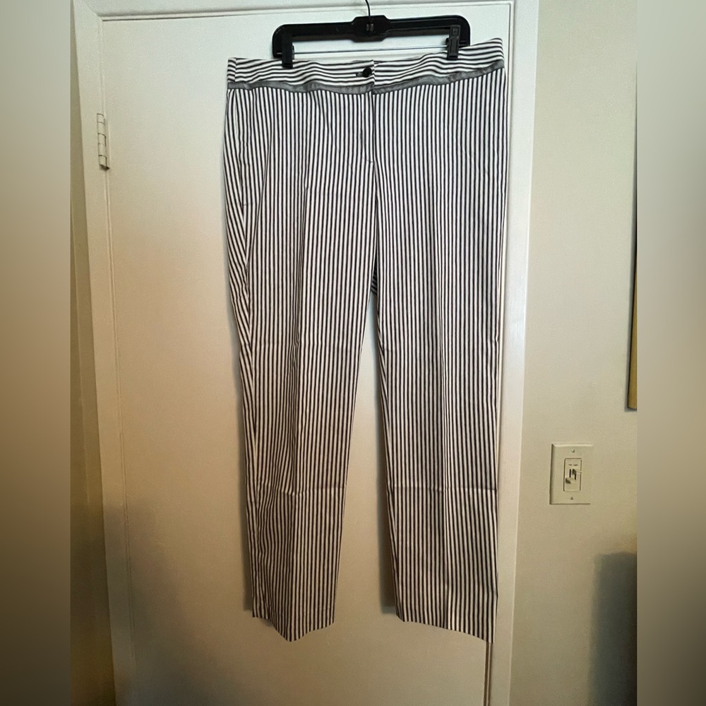 Marina Rinaldi Black and White Dress Pants